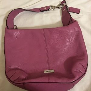 Coach pebbles leather New York hobo hand bag
